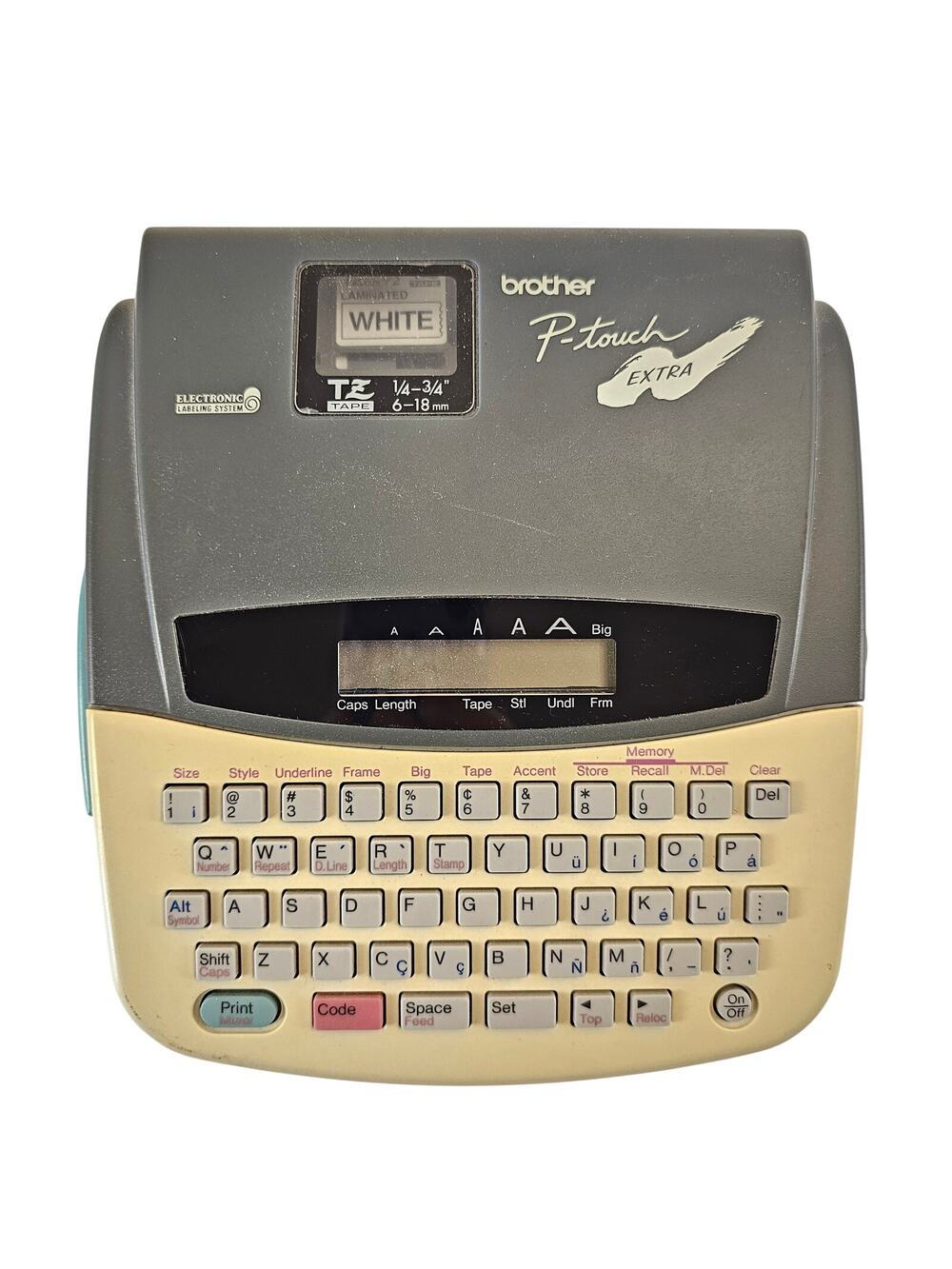 Brother P-Touch Extra PT-310 Electronic Label Maker Tested Working w/ Tape